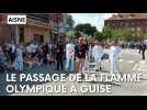 La flamme olympique était à Guise