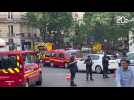 Une voiture fonce sur la terrasse d'un bar à Paris