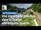 La police de l'environnement à la recherche du responsable de la pollution de la Scarpe à Douai