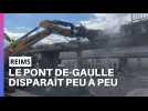 Le pont De-Gaulle disparaît peu à peu ...