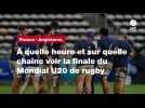 VIDÉO. France - Angleterre. À quelle heure et sur quelle chaîne voir la finale du Mondial U20 de rugby