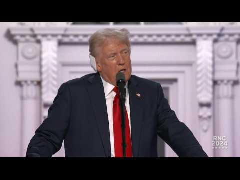 Trump formally accepts Republican presidential nomination