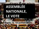 Assemblée nationale, le vote