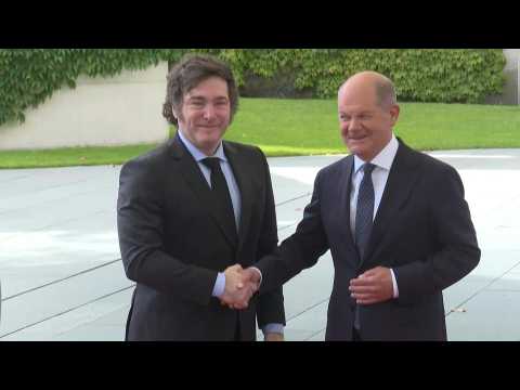 Chancellor Scholz welcomes Argentinian President Milei in Berlin