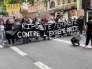 Les féministes manifestent contre le Rassemblement National à Toulouse