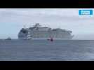 VIDEO. Le paquebot «Utopia of the Seas» dit adieu à Saint-Nazaire sous le soleil
