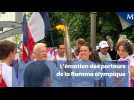 Flamme olympique : la réaction des porteurs à Chamonix