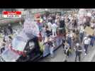 VIDÉO. Une marche des fiertés haute en couleurs pour la Queer Amann de Quimper !