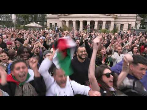 French elections: reactions from LFI supporters at the announcement of the results