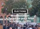 Législatives 2024 : manifestation à Toulouse pour fêter la défaite du RN