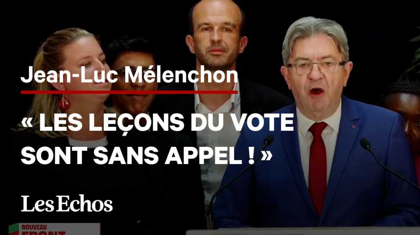 Illustration pour la vidéo «La parole donnée sera tenue», affirme Jean-Luc Mélenchon après la victoire du NFP aux législatives