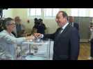 Elections: François Hollande votes in Tulle