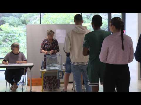 French voters cast their ballots in Brittany