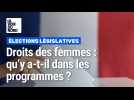 Législatives : quels programmes pour le droit des femmes ?