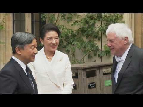 Emperor and Empress of Japan welcomed to Oxford University