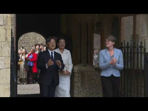 Japan's Emperor visits former Oxford University College on last day of UK visit