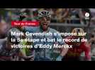 VIDÉO. Tour de France. Mark Cavendish s'impose sur la 5e étape et bat le record de victoires d'Eddy Merckx