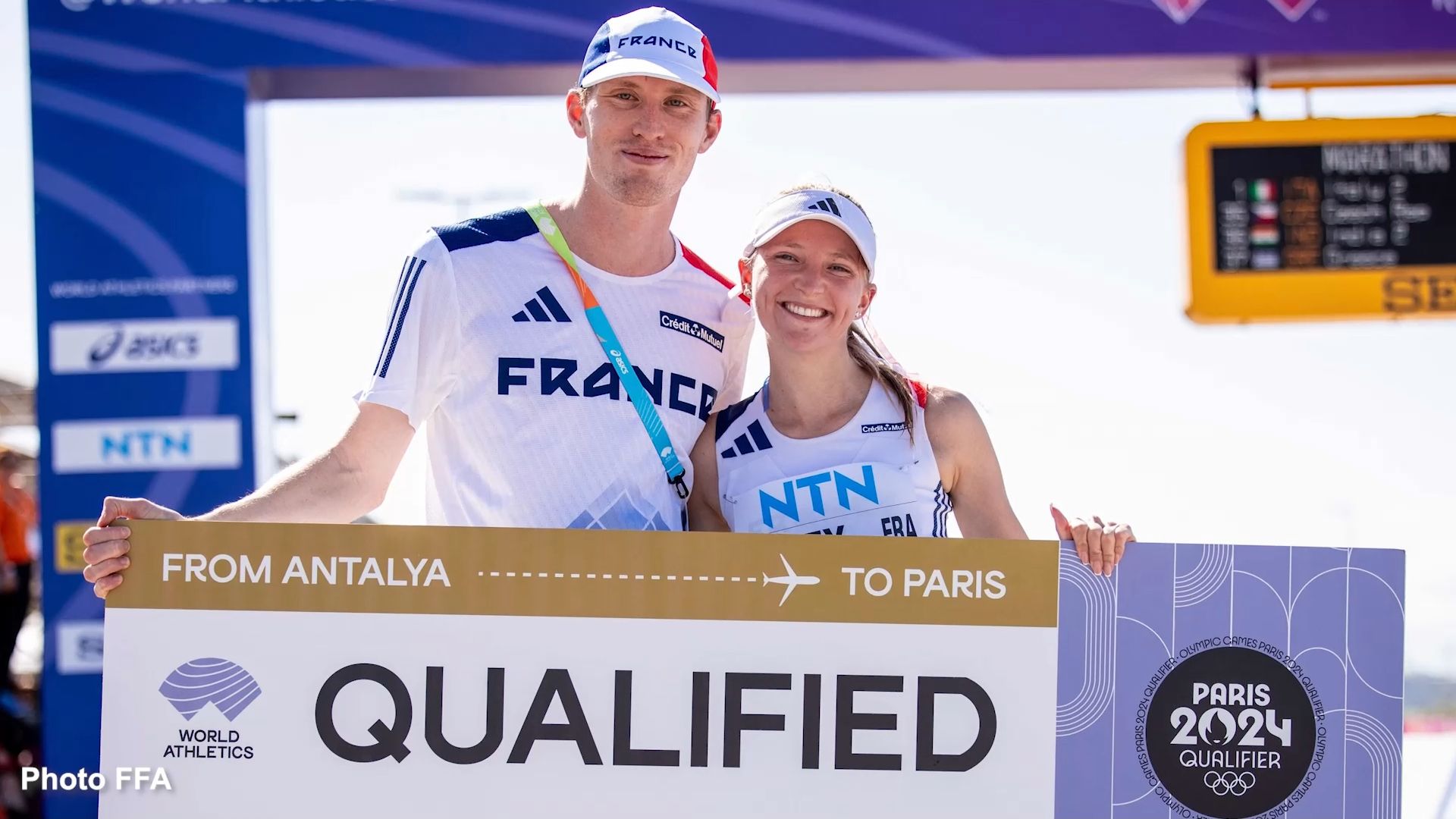 Paris 2024 Jo Marcheur Gabriel Bordier Marcheur Francais Jo Paris