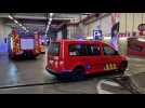 Les pompiers interviennent dans le parking souterrain de Rive Gauche Charleroi