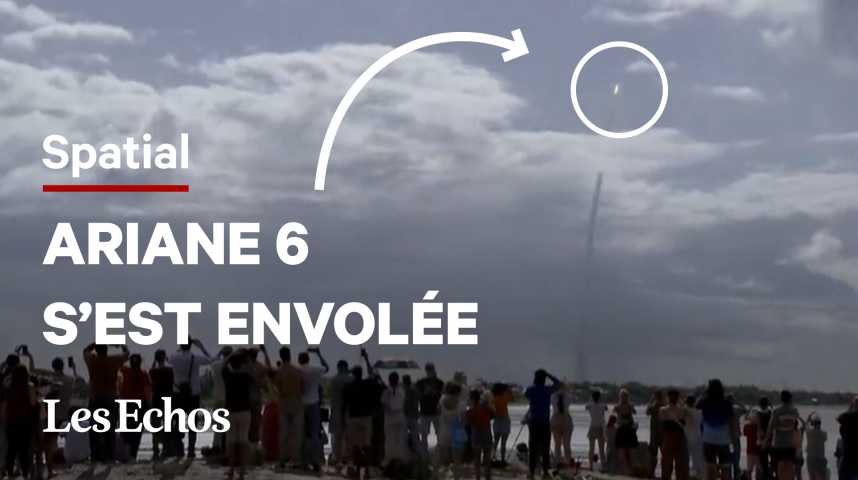 Illustration pour la vidéo Décollage réussi pour Ariane 6