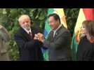 Bolivia president Arce welcomes Brazil counterpart Lula in Santa Cruz