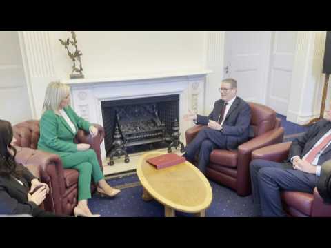 New UK PM Starmer meets Northern Irish leaders at Stormont