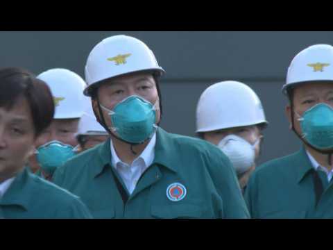 S.Korean president Yoon on scene of deadly battery plant fire