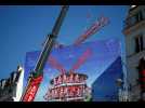 VIDÉO. Le Moulin Rouge accueille de nouvelles ailes provisoires