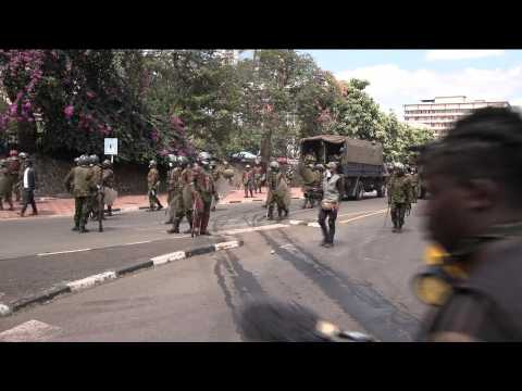 Kenya police, anti-tax protestors clash near parliament debating tax hike bill