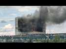Huit personnes mortes dans l'incendie d'un immeuble de bureaux près de Moscou