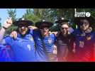 VIDÉO. France - Pologne : des supporters des Bleus masqués chantent pour Mbappé