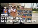 Les agents de la petite enfance manifestent à Châlons-en-Champagne