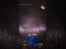 C'est quoi ces drones cracheurs de feu au 14 juillet ?? #shorts