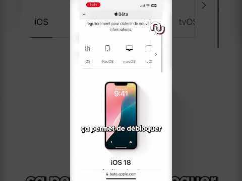 Comment installer iOS 18 sur un iPhone ? #shorts