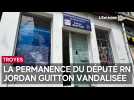 La permanence du député RN Jordan Guitton vandalisée à Troyes