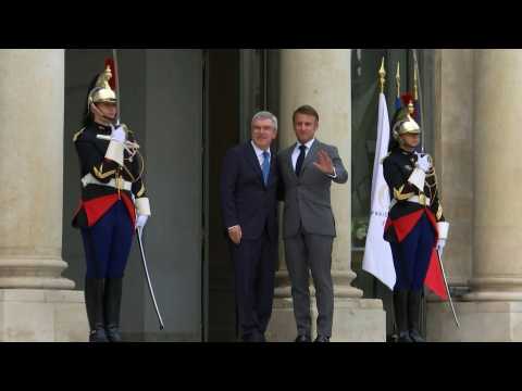 Macron meets Olympic Committee chief ten days before Paris Games