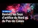 14 Juillet : notre sélection des feux d'artifice du Nord et du Pas-de-Calais en vidéo