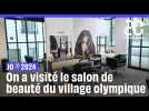 Paris 2024 : En exclusivité on a visité le salon de beauté du village olympique