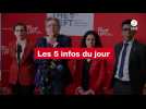 VIDEO. LES 5 INFOS DU JOUR