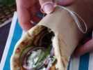Gyros au halloumi, le sandwich grec en version végétarienne!