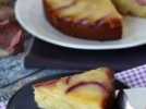 Gâteau renversé à la pêche, moelleux, fondant et caramélisé