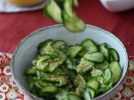 Salade de concombres marinés à la japonaise