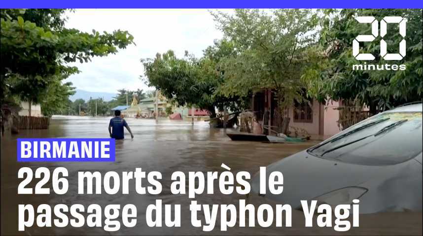 Typhon Yagi : Le bilan des inondations en Birmanie grimpe à 226 morts et 77 disparus