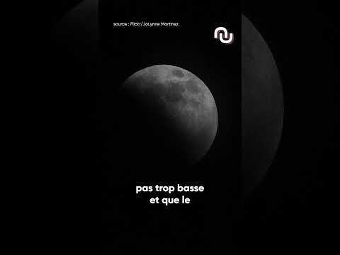 La dernière éclipse lunaire de 2024 est visible depuis la France, ne la ratez pas ! #shorts