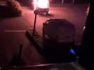 VIDÉO. En plein nuit, une voiture prend feu à Saint-Malo