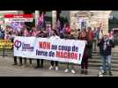 VIDÉO. À Angers, jeunes et insoumis manifestent contre « le coup de force » d'Emmanuel Macron