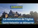 La restauration de l'église Saint-Valentin de Jumièges va démarrer