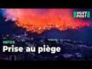 Au Portugal, l'image terrible de cette ville sur le point d'être ravagée par les flammes