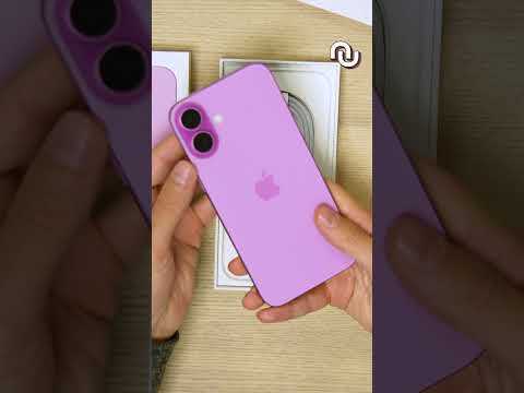 On a reçu l'iPhone 16 rose  #shorts
