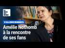 La foule à Valenciennes pour rencontrer l'écrivaine belge Amélie Nothomb